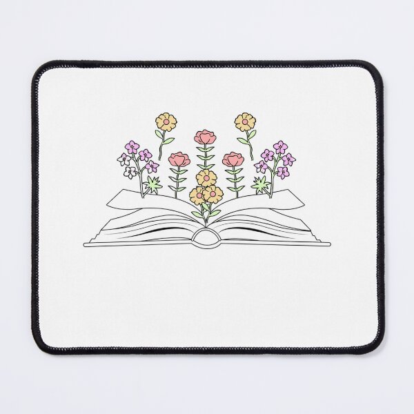 Item preview, Open Book With Flowers designed and sold by DESIGNERSSHOPP.