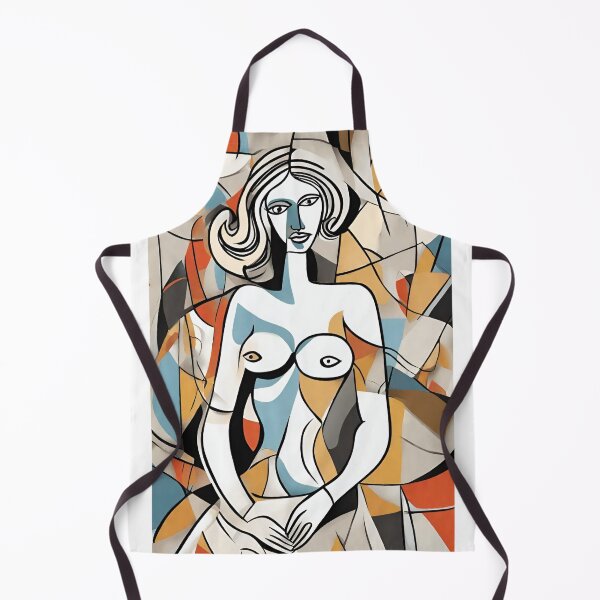 Item preview, Woman cubism Geometry - vintage abstract pattern designed and sold by Seremet.