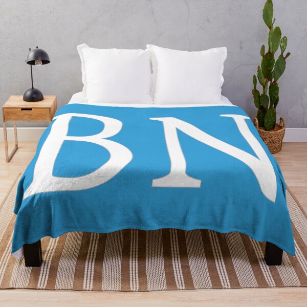 Item preview, BN Initials Monogram Elegant White Letters designed and sold by Jeallan Designs.