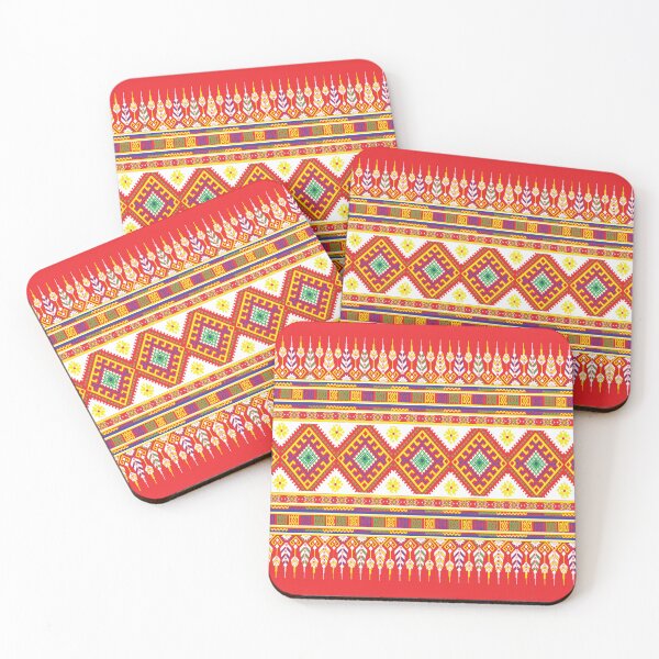 Item preview, colorful geometric pattern ethnic designed and sold by PloynaphatArt.