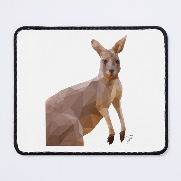 Item preview, Graphic Kangaroo in Triangles designed and sold by Mike Payne.