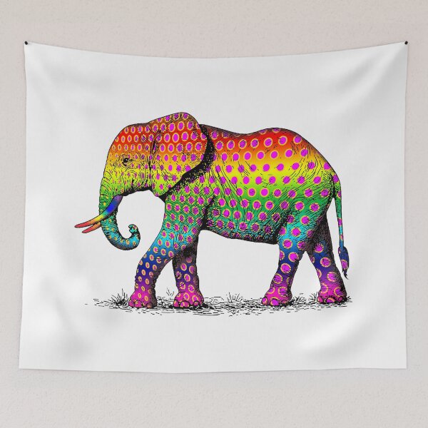 Item preview, Rainbow Elephant (LGBTQ+) designed and sold by Hoorahville.