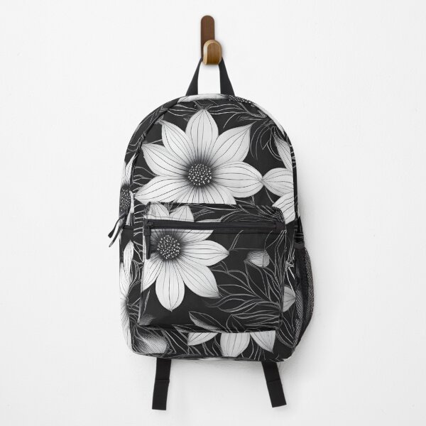 Item preview, Wild black and white flowers. designed and sold by My-fake-places.