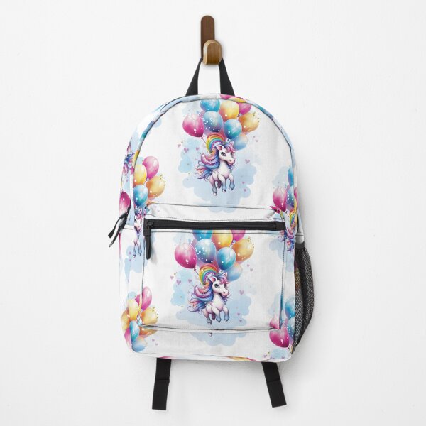 Item preview, Charming Pony Unicorn with Rainbow and Balloons designed and sold by Piotrek0001.