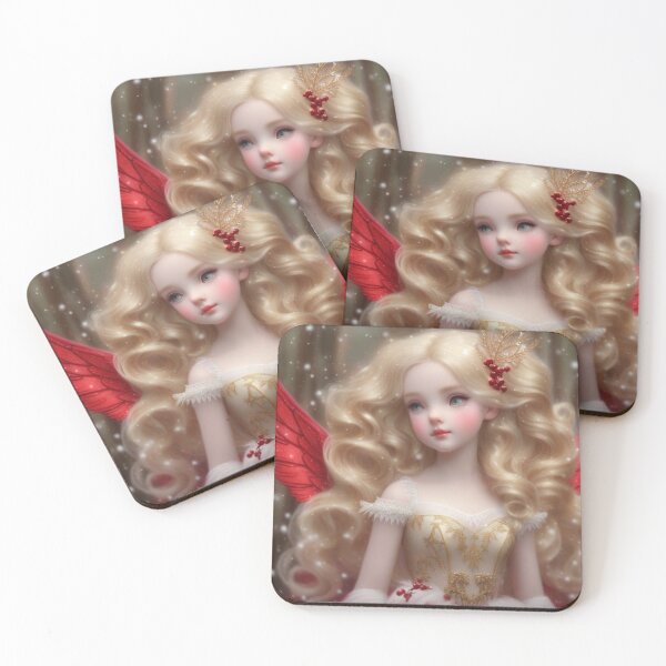 Item preview, Christmas angel red designed and sold by WaryTales.