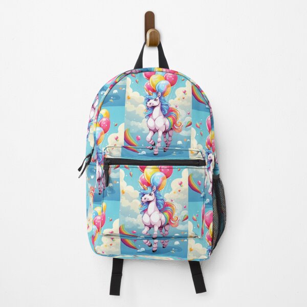 Item preview, Charming Pony Unicorn with Rainbow and Balloons designed and sold by Piotrek0001.