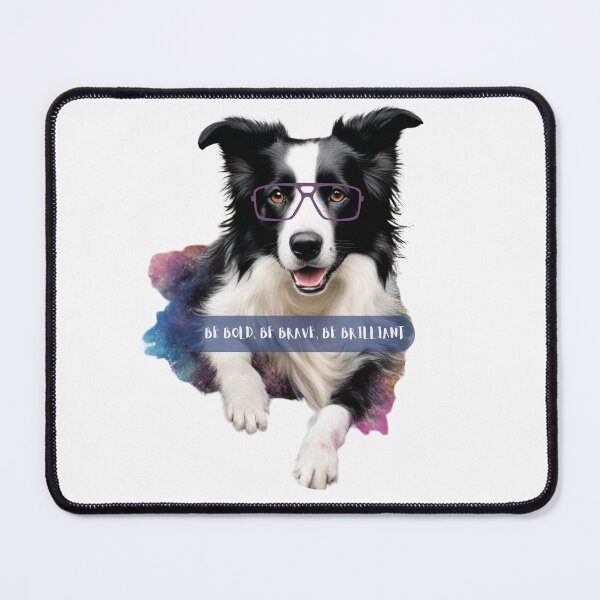 Item preview, Be bold, be brave,  be brilliant, dog portrait designed and sold by MyartStudioTB.