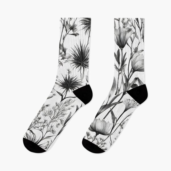 Item preview, Wild black and white flowers. designed and sold by My-fake-places.