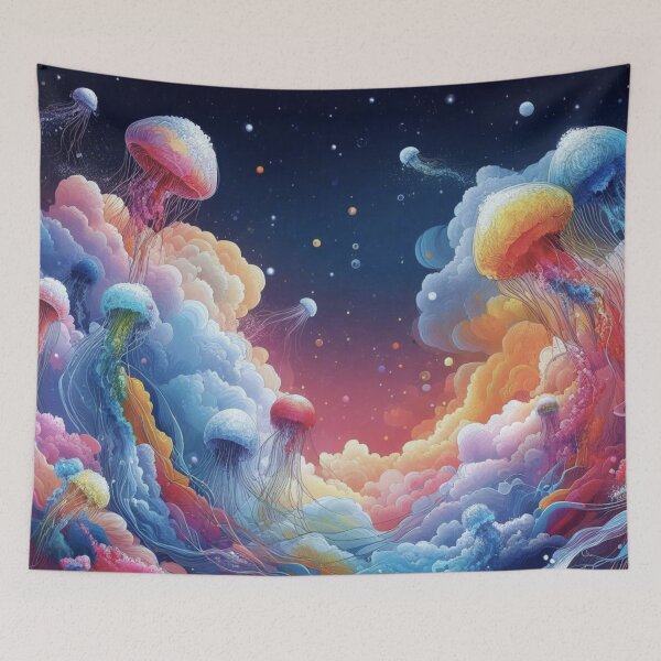 Item preview, Jellyfish, flying in the sky. designed and sold by growing-mom.