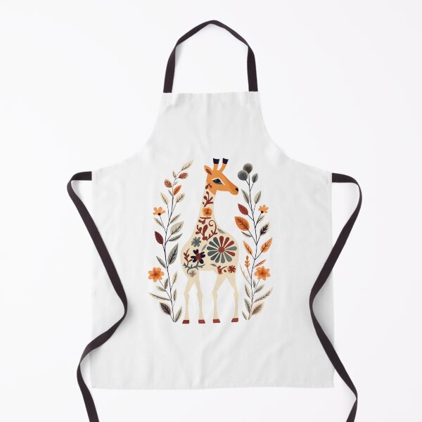 Item preview, Giraffe in flowers designed and sold by AlchemyColor.