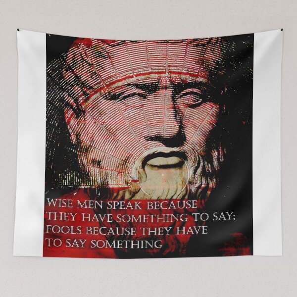 Item preview, Plato Philosophical/Motivational Quote on Wisdom designed and sold by pahleeloola.