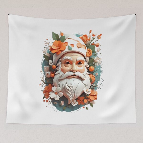 Item preview, Cute Santa Face - Funny Christmas - Christmas Day - Santa Claus designed and sold by stylishdzign.