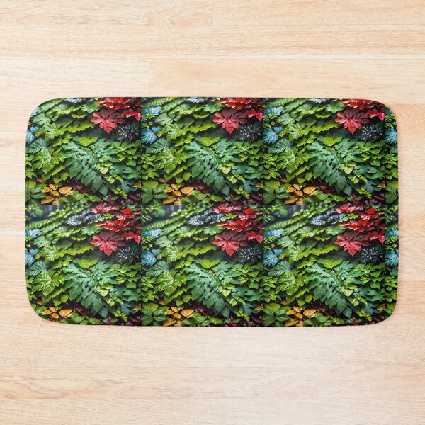 Item preview, Rain-Soaked Luah Forest Artwork - Overlapping Leaves Beauty designed and sold by Best-Art-32.