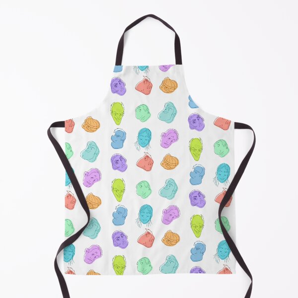 Item preview, Color Palette Doodle Faces designed and sold by Drawingvild.