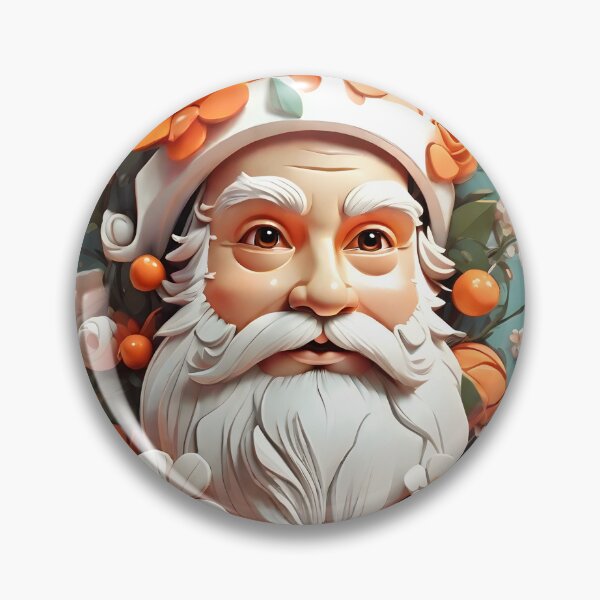 Item preview, Cute Santa Face - Funny Christmas - Christmas Day - Santa Claus designed and sold by stylishdzign.