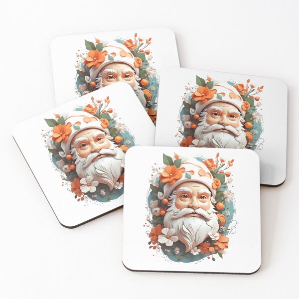 Item preview, Cute Santa Face - Funny Christmas - Christmas Day - Santa Claus designed and sold by stylishdzign.
