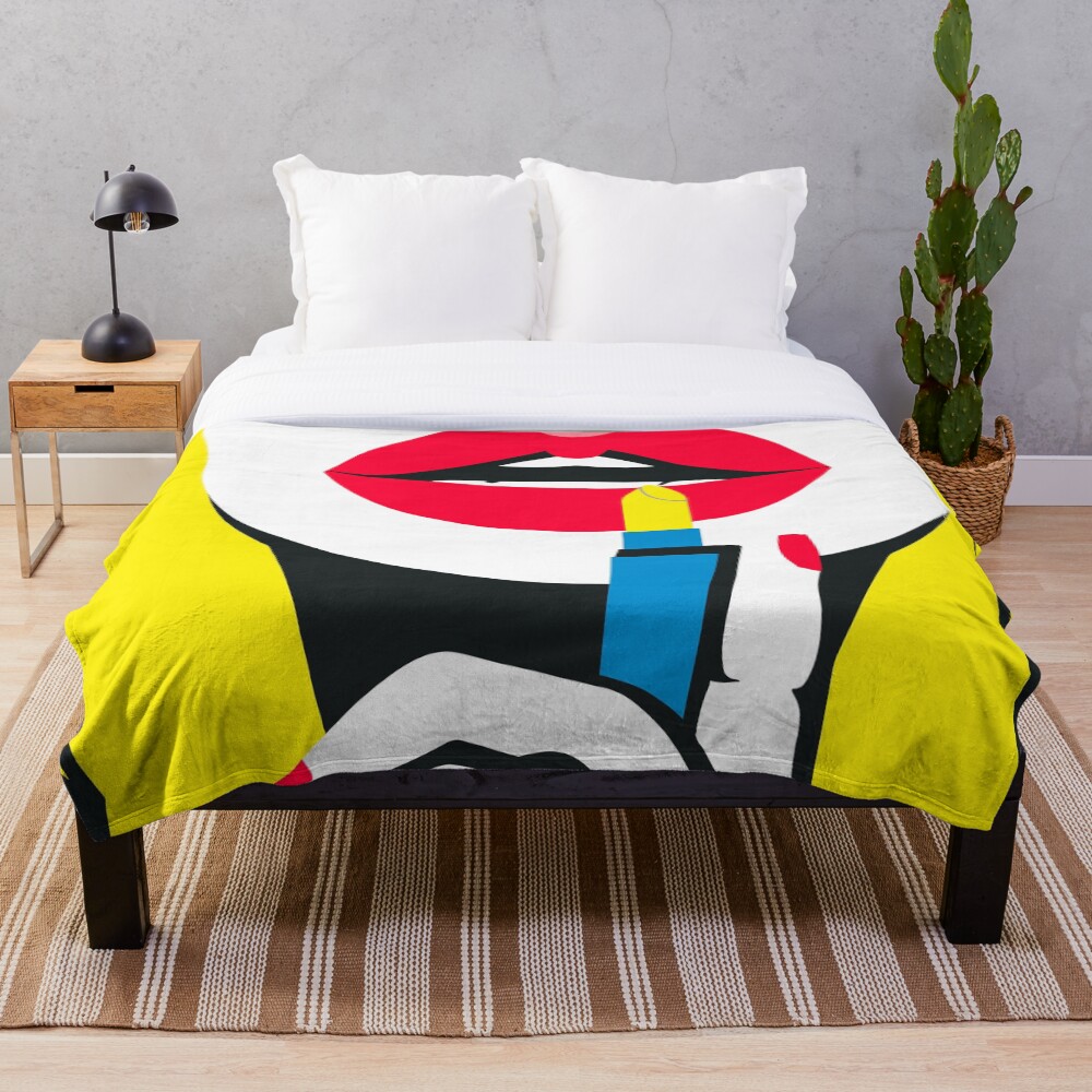 Item preview, Throw Blanket designed and sold by blackink-design.