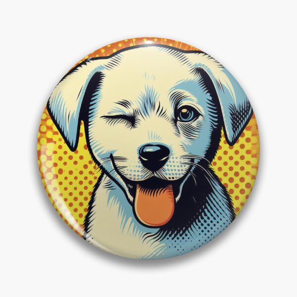 Item preview, A winking puppy. designed and sold by growing-mom.