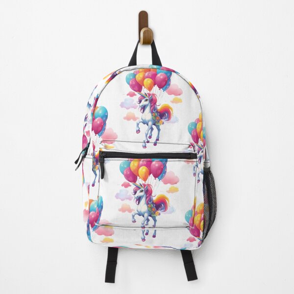 Item preview, Charming Pony Unicorn with Rainbow and Balloons designed and sold by Piotrek0001.