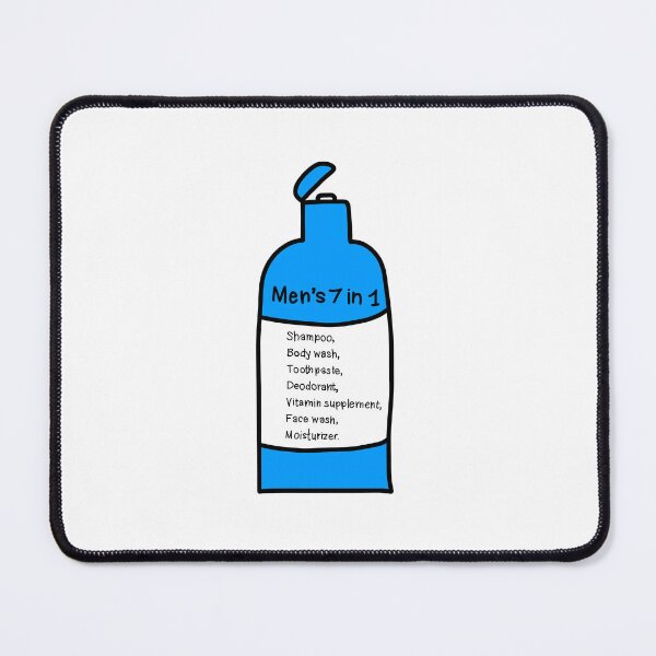 Item preview, Men’s 7 in 1 Shampoo designed and sold by angrystickergal.