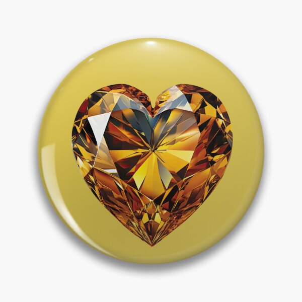 Item preview, Birthstone November Citrine Yellow Heart #01 designed and sold by venomNL.
