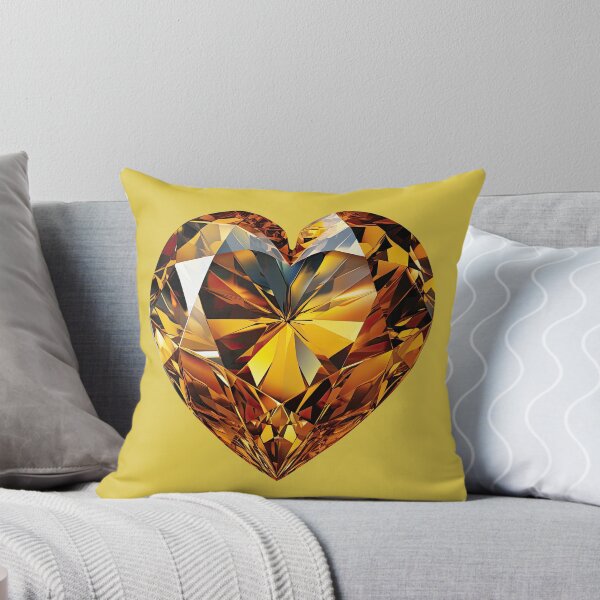 Item preview, Birthstone November Citrine Yellow Heart #01 designed and sold by venomNL.