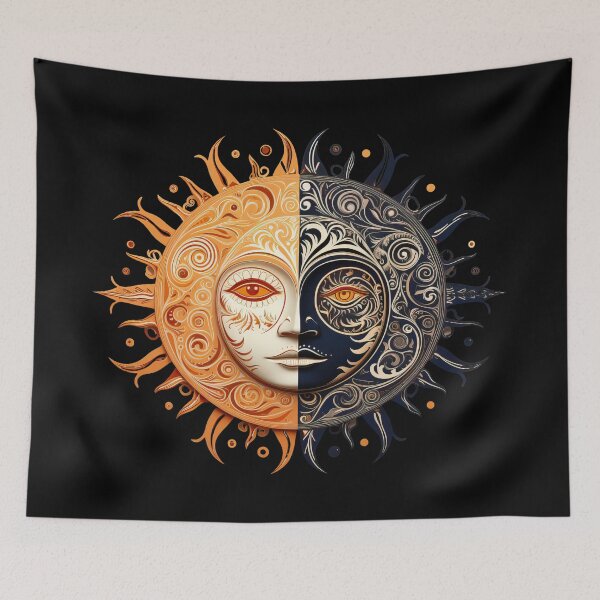 Item preview, Yin Yang Sun: Spiritual Artistry in Mandala designed and sold by Mindful-Designs.