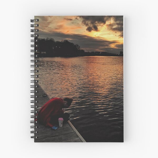 Item preview, Girl drawing on the sunset in Boston designed and sold by Mel Moreno.