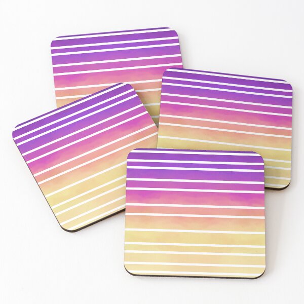 Item preview, Ombre Sunset Stripes  designed and sold by JaygiesDesign.