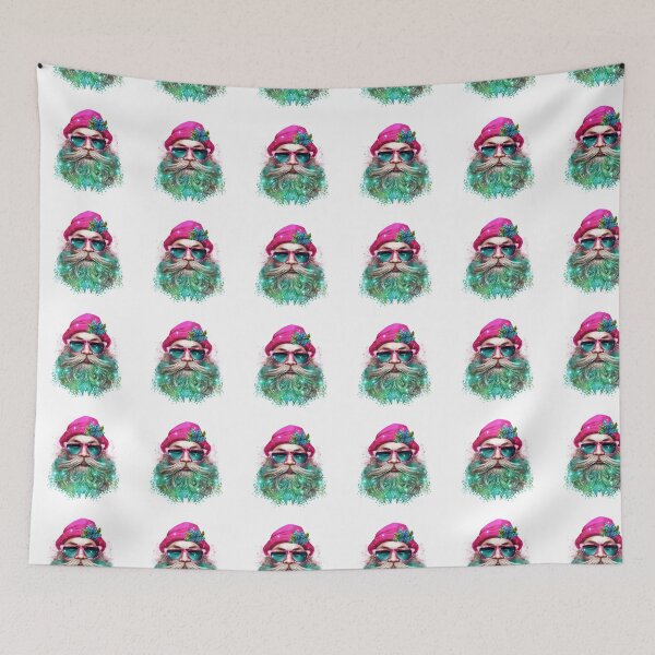 Item preview, Santa with the Glitter Beard and Sunglasses designed and sold by gemneye.