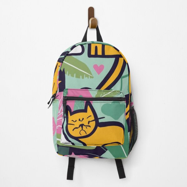 Item preview, Cat Pattern Backpack designed and sold by SUKREEP.