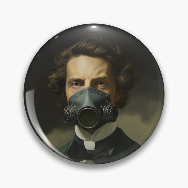 Item preview, Masked Man | Altered Vintage Portrait Art designed and sold by Altered Pixels.