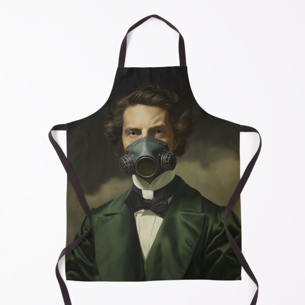 Item preview, Masked Man | Altered Vintage Portrait Art designed and sold by Altered Pixels.