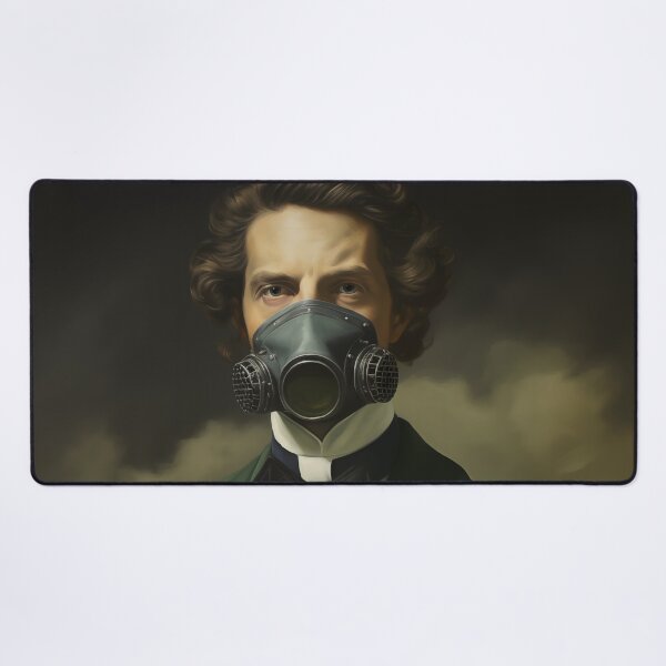 Item preview, Masked Man | Altered Vintage Portrait Art designed and sold by Altered Pixels.