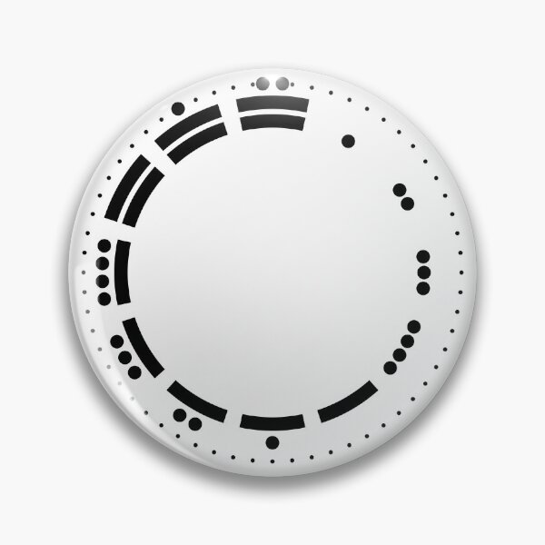 Item preview, Ancient Black White Mayan Numerals Minimalist Art designed and sold by Digital Homestead.