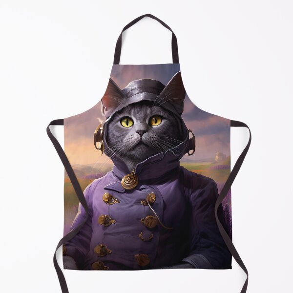 Item preview, Carthusian cat in the lavender field designed and sold by Pixelartistin.
