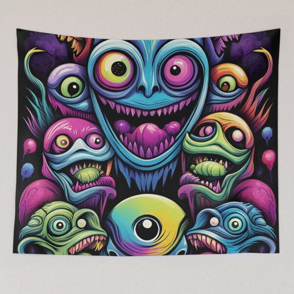 Item preview, alienlove 193 good mood lucky funny skull hero designed and sold by alienlove-8.