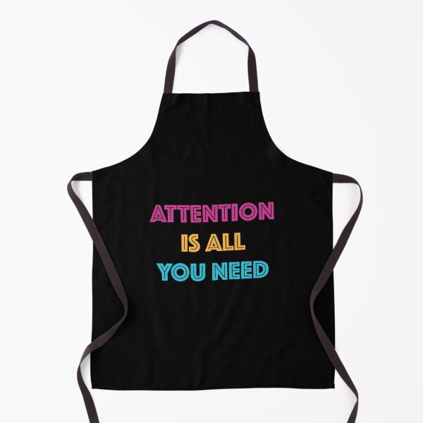 Aperçu de l'œuvre L'attention est tout ce dont vous avez besoin (texte) - Couleurs NEON créée et vendue par Antagonia.