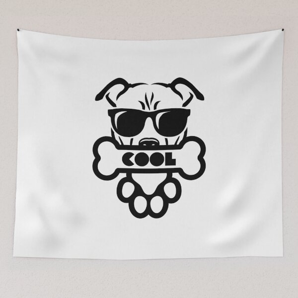 Item preview, Chill Pup - Minimalist Dog Design with 'COOL designed and sold by BKPrintDesing.