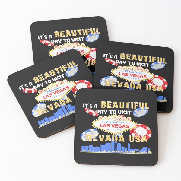 Item preview, Travel to beautiful Las Vegas in Nevada, USA. Bright text. designed and sold by LindaLG.