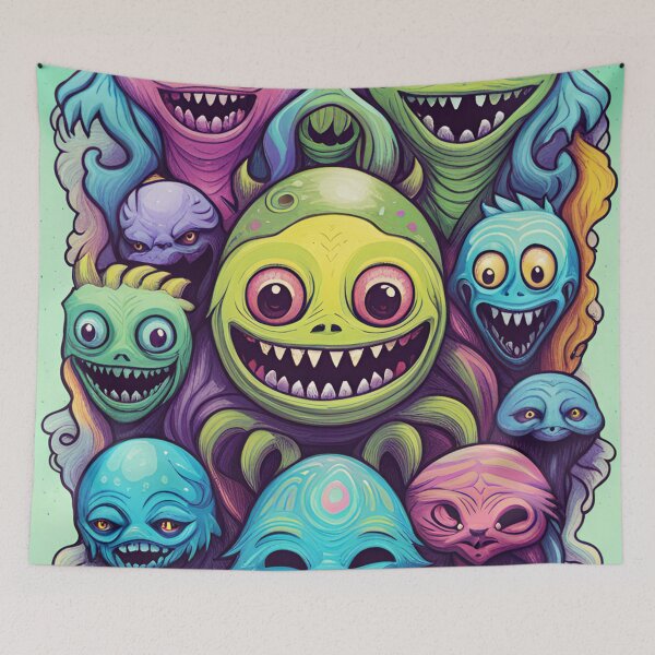 Item preview, alienlove 194 good mood lucky funny skull hero designed and sold by alienlove-8.