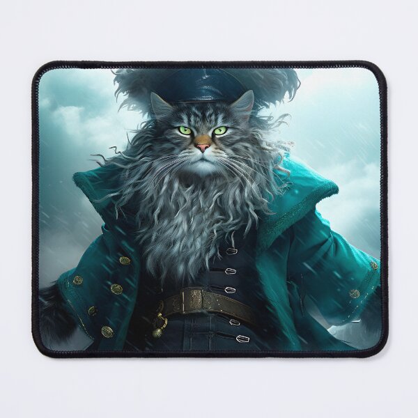 Item preview, Norwegian forest cat in the snowstorm designed and sold by Pixelartistin.