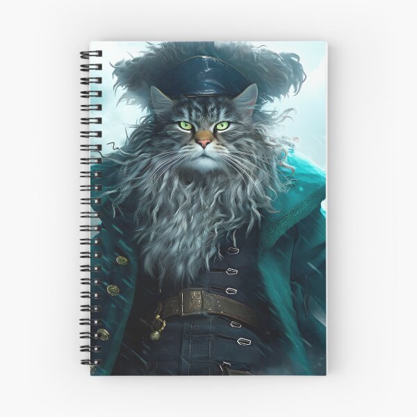 Item preview, Norwegian forest cat in the snowstorm designed and sold by Pixelartistin.