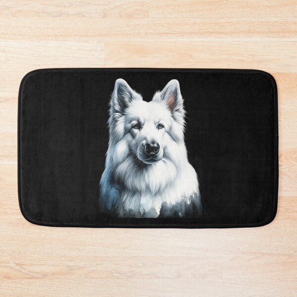 Item preview, White German Shepherd WaterColor designed and sold by PictoParade.
