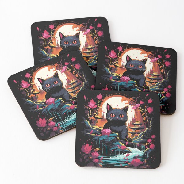 Item preview, CAT IN THE SUNSET: A WALK TOWARD THE RIVER designed and sold by BorczVisuals.