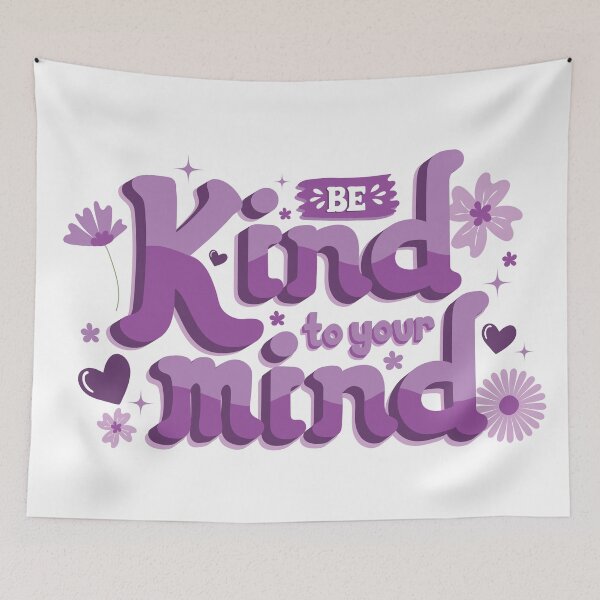 Item preview, Be Kind to Your Mind- PURPLE designed and sold by Starlight-Pam.