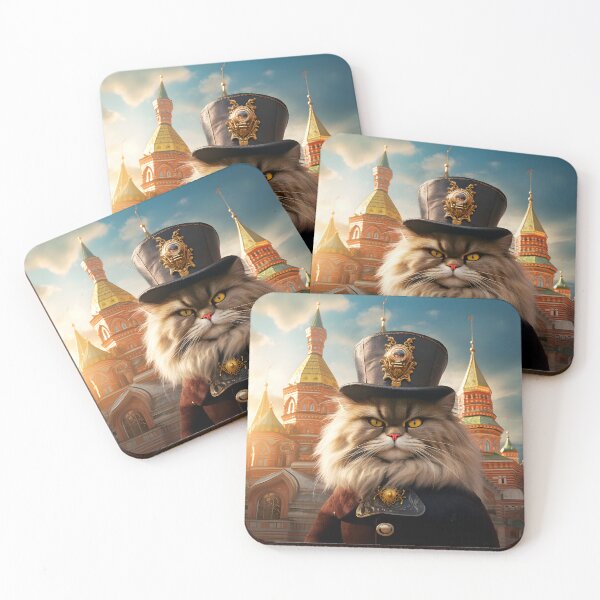 Item preview, Persian cat in front of temple designed and sold by Pixelartistin.