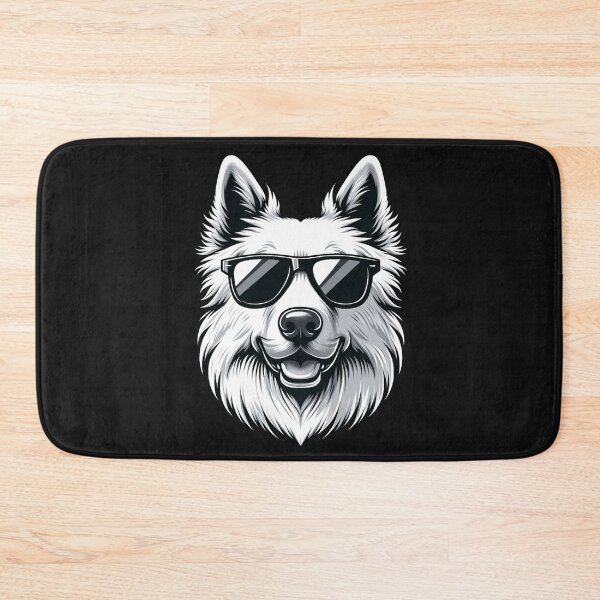 Item preview, Hipster White German Shepherd designed and sold by PictoParade.