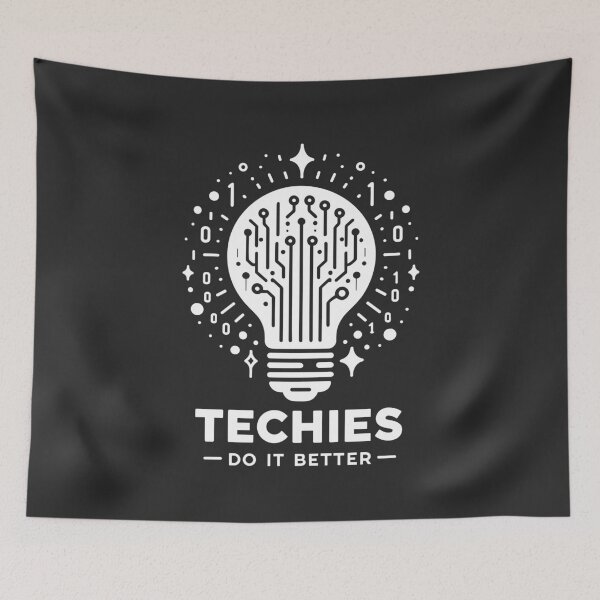 Item preview, Techies Do IT Better designed and sold by Frank Ring.