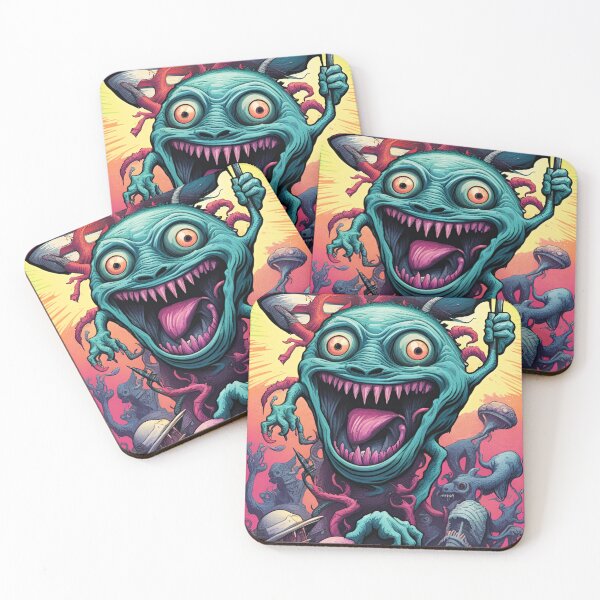 Item preview, alienlove 195 good mood lucky funny skull hero designed and sold by alienlove-8.